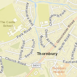 91 Gloucester Rd, Thornbury, Bristol, South Gloucestershire B Street Map