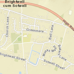 Bakers Ln, Brightwell-cum-Sotwell, Oxfordshire OX10, UK Street Map