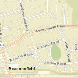 Beaconsfield Street Map