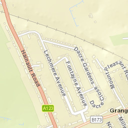 Grange Hill Street Map