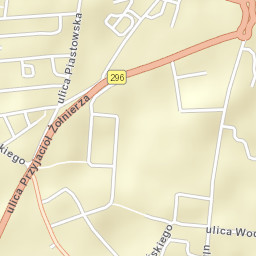 Żagań Street Map