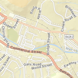 Maesteg Street Map
