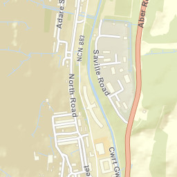 Saville Road, Ogmore Vale, Bridgend CF32 Street Map