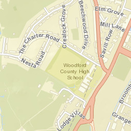 1 Tamworth Avenue, Woodford, Greater London Street Map