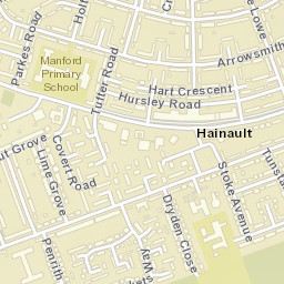 Hainault Street Map