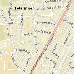 Teteringen Street Map