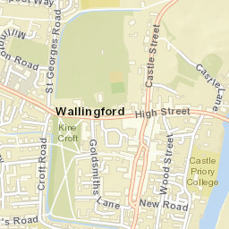 Wallingford Street Map