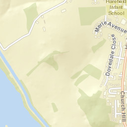 Harefield Street Map