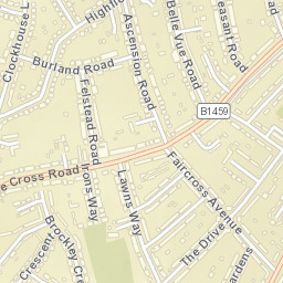 Collier Row Street Map