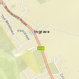 Ingrave Street Map