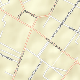 Zduńska Wola Street Map