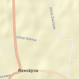 Rzeczyca Street Map