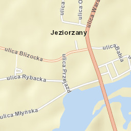 Jeziorzany Street Map