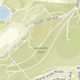 South Terrace, London Borough of Haringey Street Map