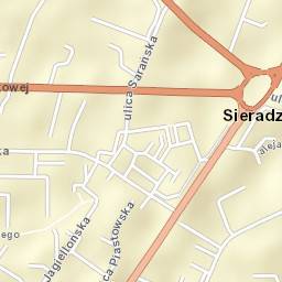 Sieradz Street Map