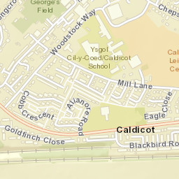 Caldicot Street Map