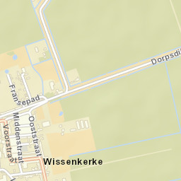Wissenkerke Street Map