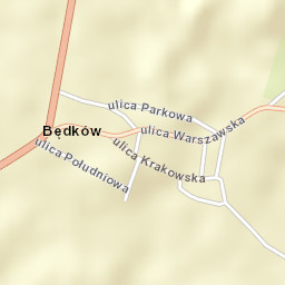 Będków Street Map