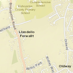 Bishopston Street Map