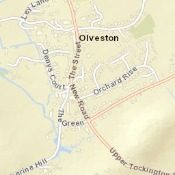 Olveston Street Map