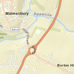 Malmesbury Street Map