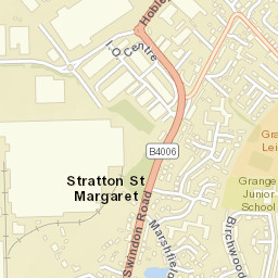 Borough of Swindon Street Map