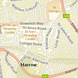 Greenhill Street Map