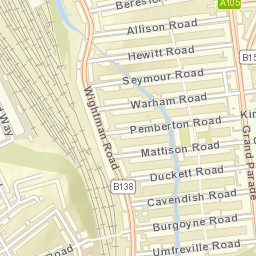Harringay Street Map