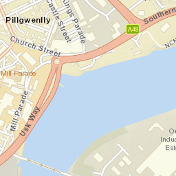 Southern Distributor Road, Newport NP20 Street Map