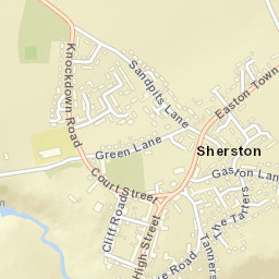 Sherston Street Map