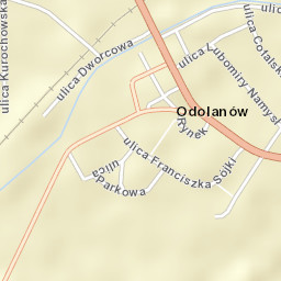 Odolanów Street Map