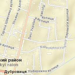 Dubrovytsya Street Map