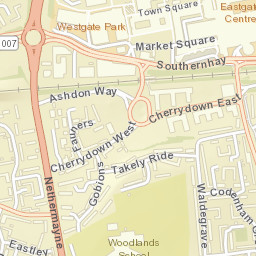 Basildon Street Map