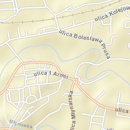 Szprotawa Street Map