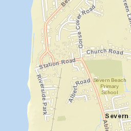 Severn Beach Street Map