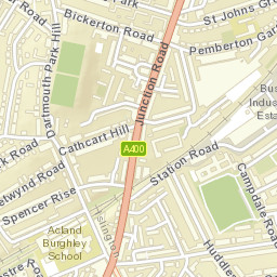 Dartmouth Park Hill, London Street Map