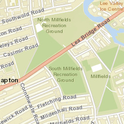 Waterworks Ln, London Borough of Hackney, E5, UK Street Map