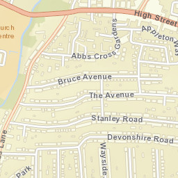Hornchurch Street Map