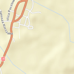 Wąsosz Street Map