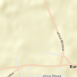Baranów Street Map