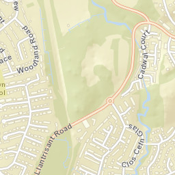 1 Chalfont Close, Beddau, Pontypridd, Rhondda Street Map