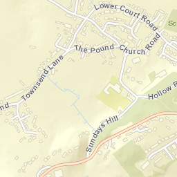 Almondsbury Street Map