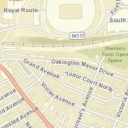 Royal Route, Wembley, Greater London HA9 Street Map
