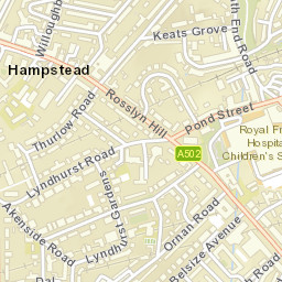 190 Haverstock Hill, London Street Map