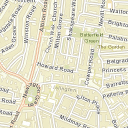 50 Newington Green, Islington, London Street Map