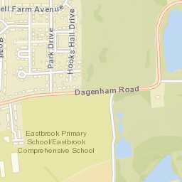 Dagenham Street Map