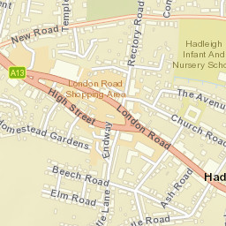 Hadleigh Street Map