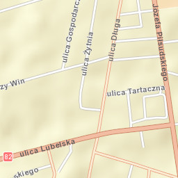 Włodawa Street Map