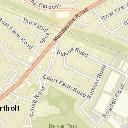 Northolt Street Map
