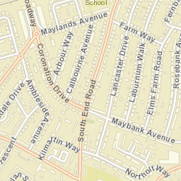 Elm Park Street Map